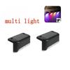 1/2/4PCS LED Solar Step Lamp Path Stair Outdoor Garden Lights Waterproof Balcony Light Decoration for Patio Stair Fence Light