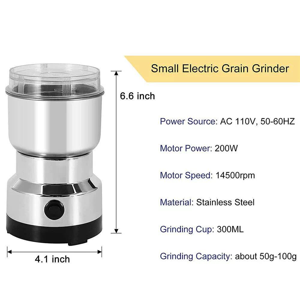 Stainless Steel Small Electric Grinder Household Grinder