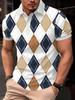 Printed Design – Not Textured Summer Men's Casual Breathable Short-Sleeve T-Shirt, Men's Short Sleeve, Stretch Comfort, Breathable Fabric, Classic
