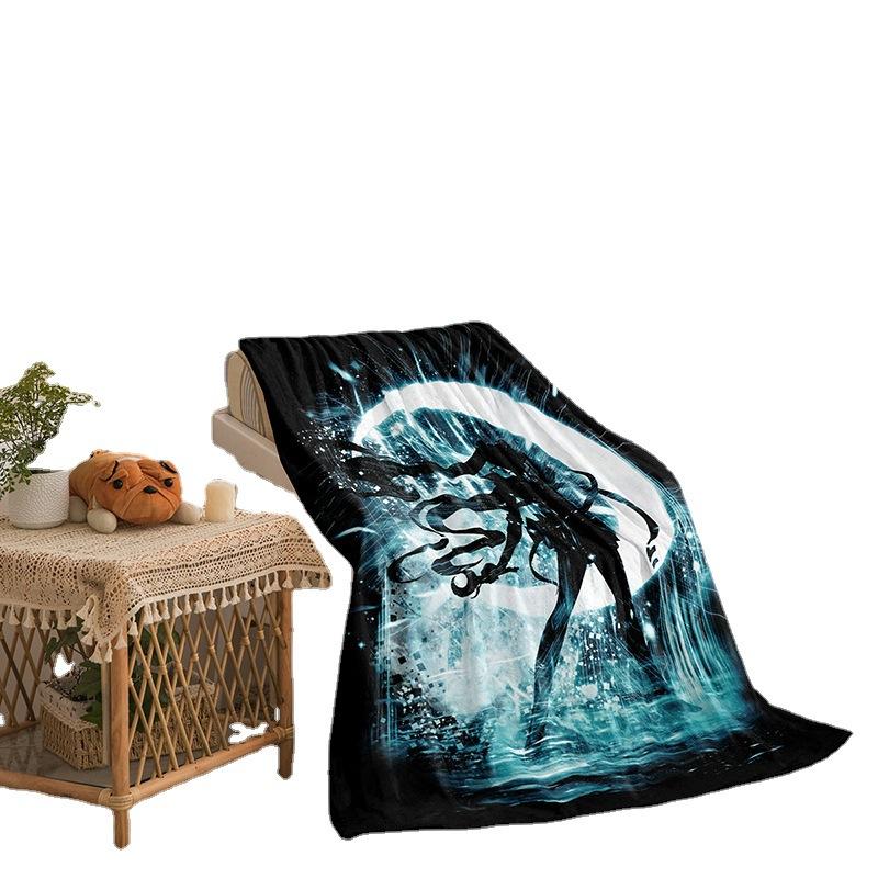 Cartoon Beautiful Girl Series Double-Sided Flannel 3D Digital Printing Blanket Blanket