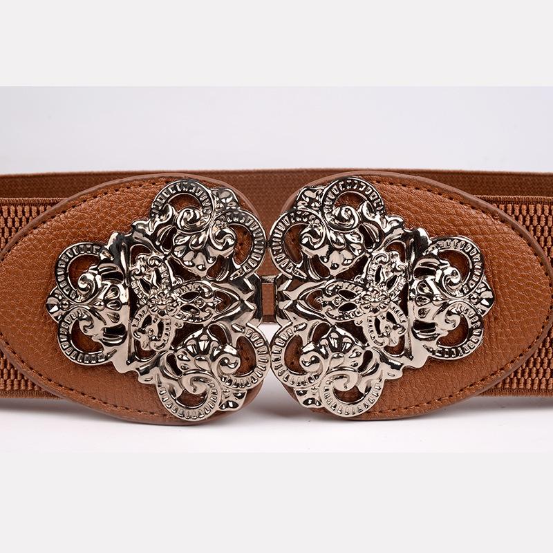 Belt Bohemian Style Waist Seal Elastic Band Strong Elastic Women Wide Women