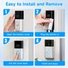 7000mAh High Capacity For Ring Video Doorbell V4 Battery 3.65V Li-ion Battery Compatible with Ring Video Doorbell 1/2/3/3 Plus