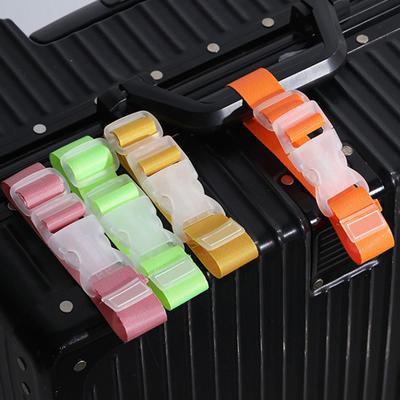 Verstellbarer Reisetaschengurt, sicheres Gepäck, tragbar, Nylon, benutzerfreundliche, minimalistische Kofferschnalle