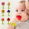 Baby Fruktform Bitering – Myk Silikon Bitering for Spedbarn - pakke med 3