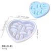 DIY Silicone Mold for Round and Heart-Shaped Jewelry Storage Trays - Crystal Epoxy Ring Organizer