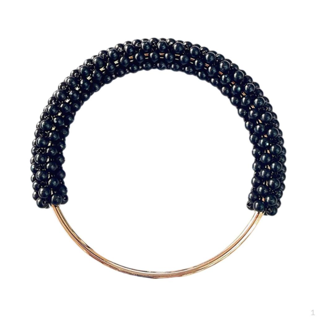 Pearl Handbag Handle Bag Chain Decorative Replacement Compact Size Supplies Clutch Ring for