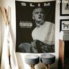 Eminem Wall Tapestry Aesthetic Wall Hanging Printed Fabric Blanket Decorative Tapestries for Bedroom Living Room Home Decor