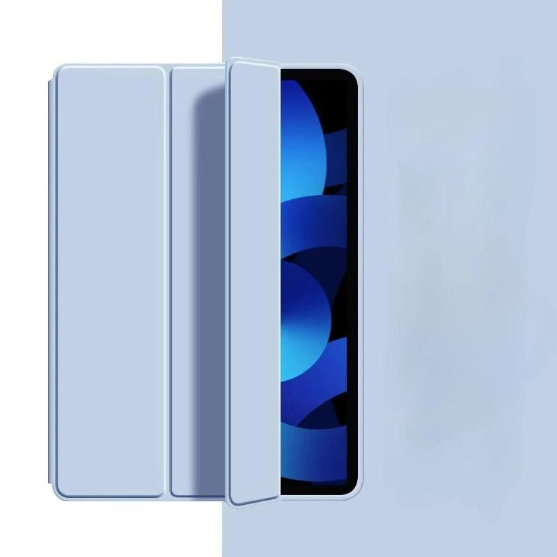 

For iPad A16 Tablet Case 11inch A3355 A3356 TPU Magnetic Flip Smart Cover For iPad 10th Generation 10.9 A2757 A2777 iPad 10th 10.9 небесно-голубой
