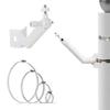 Outdoor Pole Mount 360 Degree Rotation Security Camera Bracket for Arlo/Ring/Wyze/Eufy Solar Panel