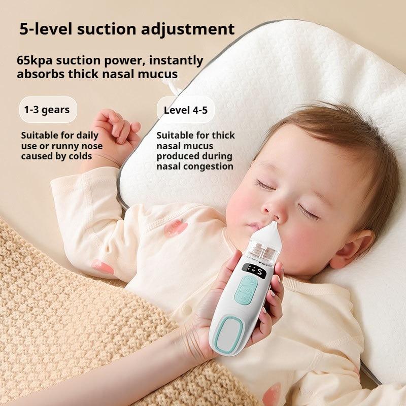 Electric nasal suction device Baby 2-in-1 nebulizer Spray nasal suction device Baby snot and booger cleaner Multi-function