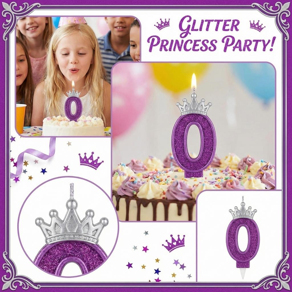 Fashion Cartoon Creative Birthday Candles Party Digital Candles