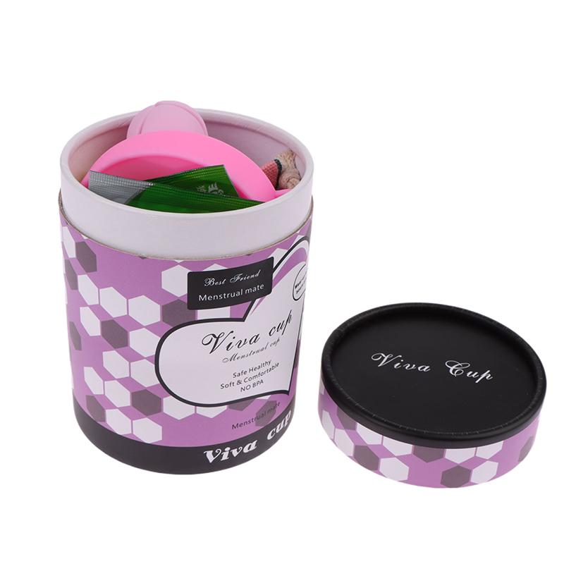 Portable Menstrual Cup Booster Medical Silicone Leak-Proof Lady Women Menstrual Period Cup Booster Feminine Hygiene Product