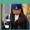 Adorable Bear Embroidery Casual Baseball Cap With Adjustable Fit For Teens And Adults