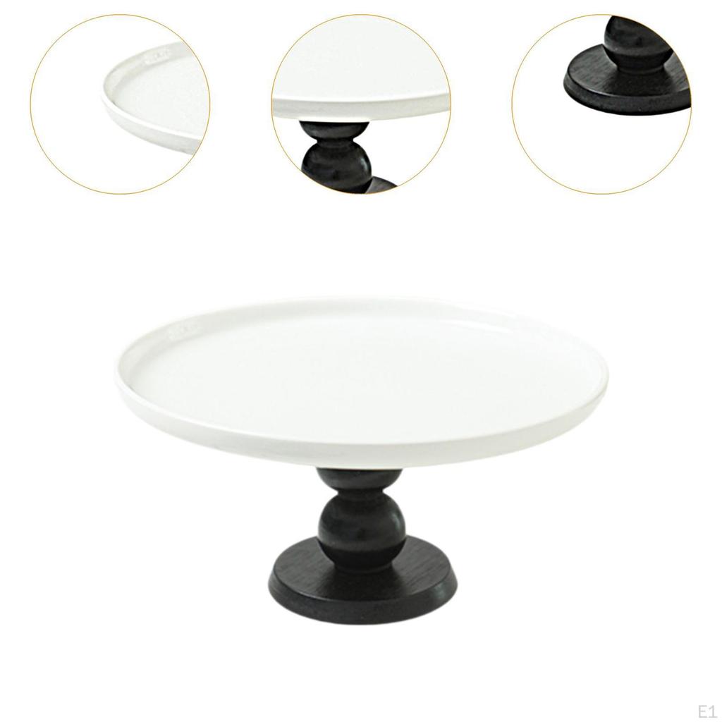 Ceramic Cake Stand with Foot for Displaying Desserts And Snacks