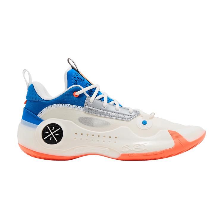 Herren Sneaker Li-Ning Way Of Wade 10 Low Draft Day Weiß/Königsblau 47.5 white
