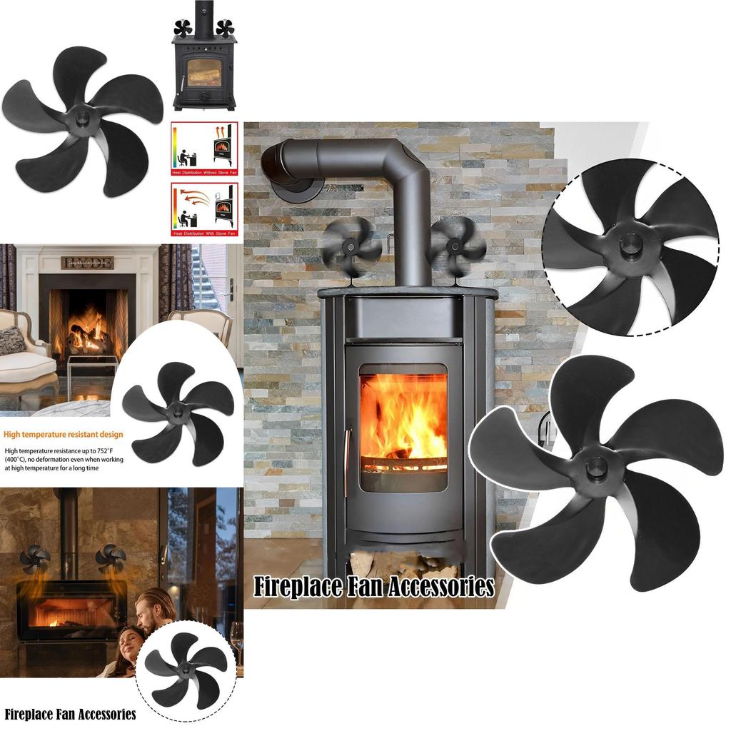 Replaceable Fireplace Fan Blades For Better Room Heating