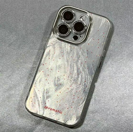

Apple 17 Pro Max/16 Fine Hole Gauze Polka Dot Case - Dirt-Resistant Cartoon Design for 15/13/14 Pro/11 Apple 11