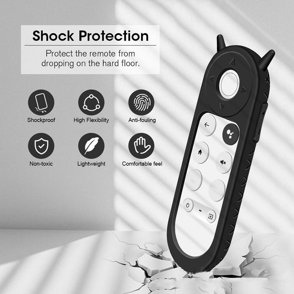 Glowing in The Dark Remote Covers for TV Voice Remote Shockproof Silicone Skin