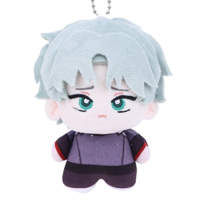 1/5/6Pcs Anime Peripheral Alien Stage Plush Starfish Body Desk Toys Keychain Plush Couple Keyrings Bag Pendants Fans Gift