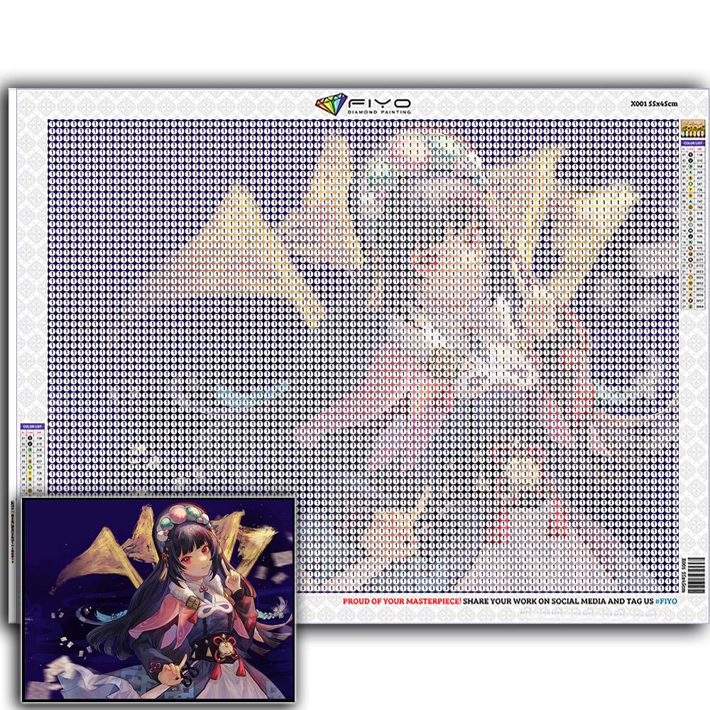 Diamond Painting Genshin YunJin Stitch Diamond Mosaic Craft Diamond Embroidery Painting