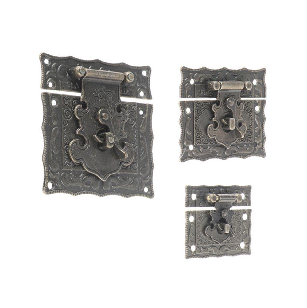 Box Household Decorative Case Hardware Decorate Brass Buckle Furniture  Lock Clasp Lock Hasps