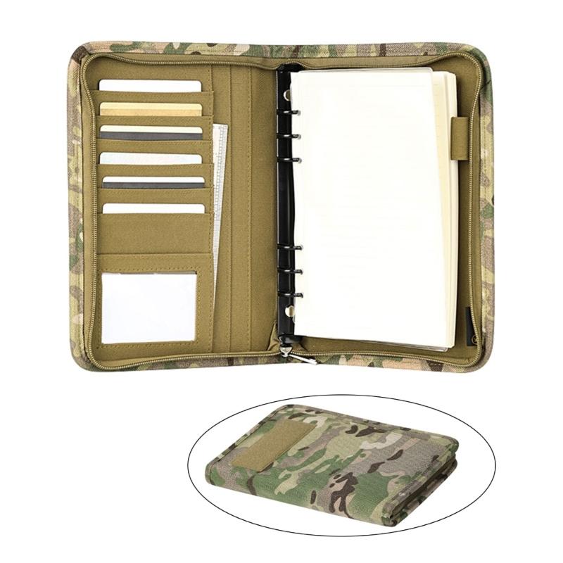 

Outdoor Log Book Cover Weatherproof Tactically Notebook Cover Diary Cover Protector Camping Accessories for Women Men 1