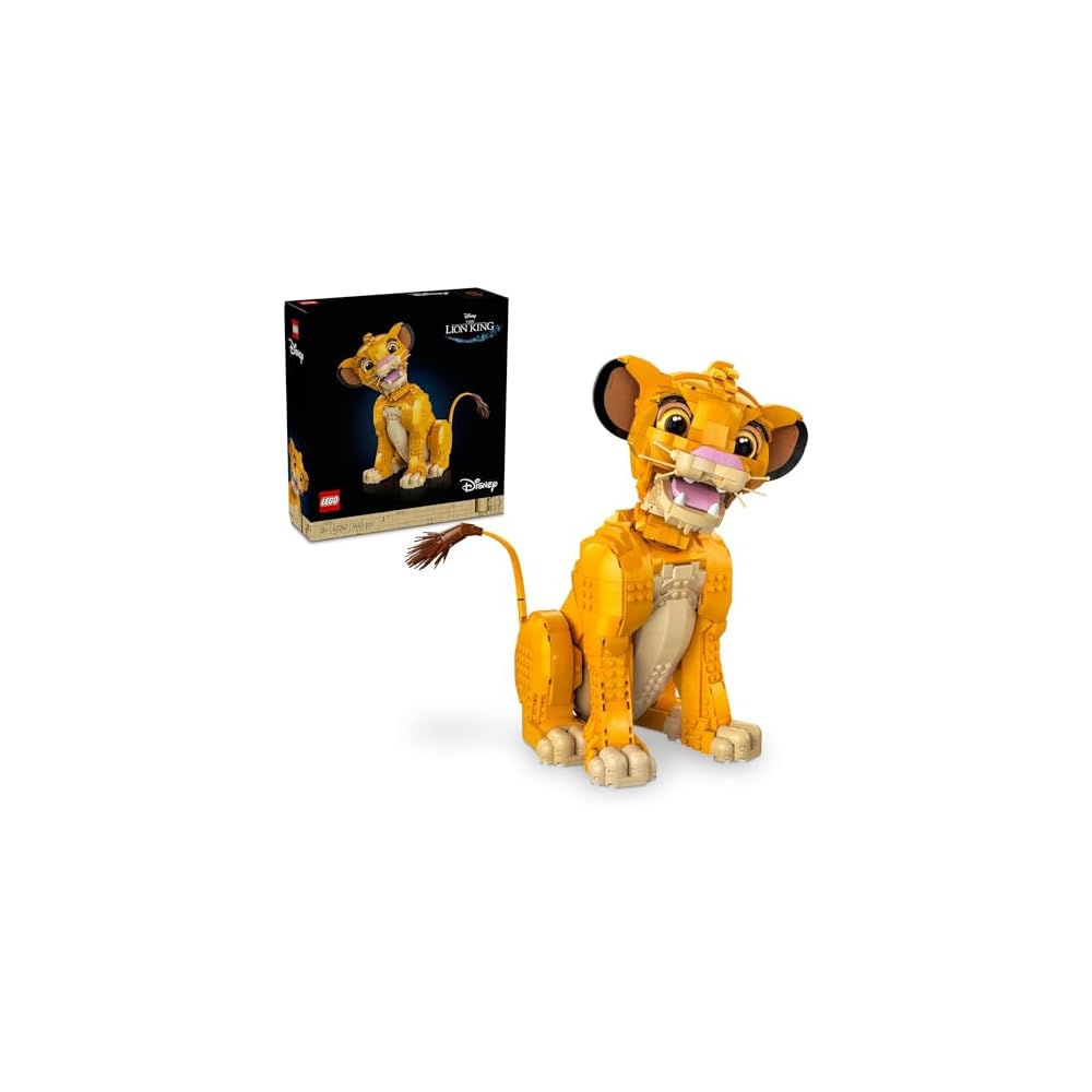 LEGO Disney Lion King Simba Building Blocks Toy 43247 for Kids and Adults