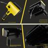 Cordless Electric Grill Brush with Rotating Head 8V Power Rechargeable BBQ Cleaning Tool Stainless Steel Bristles Type-C Cable Portable Grill Bot for