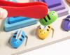 Magnetic Wooden Bee Set: 3-in-1 Educational Toy for Children's Shape Recognition and Building Skills