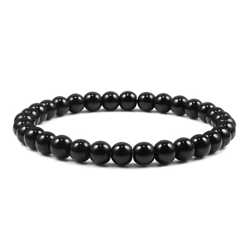 Natural Stone Malachites Beaded Bracelet Men Classic Round Picture Beads Women Jewelry Yoga Meditation Rosary Bangles Gifts