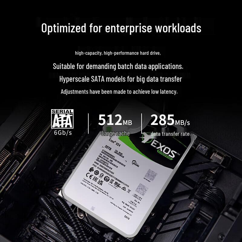 Seagate Exos Enterprise SATA Hard Drive