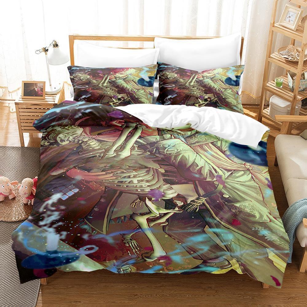 New Game Promise of Wizard Bedding Set Duvet Cover Comforter Bed Set Quilt Cover Pillowcase King Queen Twin Size Boys Girl Adult