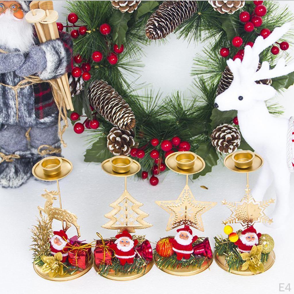 Iron Candle Holder Christmas Tree