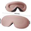 Sleep Mask for Women Men, 3D Contoured Blindfold 100% Blockout Light Eye Mask,Eye Pillow Soft Comfy Eye Shade for Nap Travel