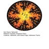 Halloween Round Tablecloth with Elastic Edge Spooky Pumpkin Skull Printed