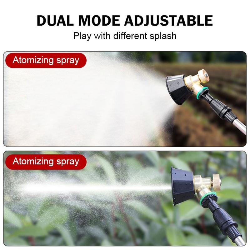 Adjustable Brass Agricultural Spray Nozzle Fine Atomization For Garden Watering Crop Spraying