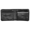 SONNE Softer Genuine Leather Bi-fold Wallet, Black