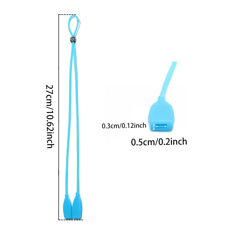 5 Pieces Per Set Adjustable Elastic Glasses Strap Soft Anti-slip Silicone Eyeglasses Rope High Quality Eyewear Lanyards