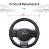 Für Lexus Lenkradabdeckung Echtes Leder Kohlefaser Dünne Passform IS300h IS250 RX350 NX300h LX570 RX450h CT200h ES350 RX