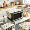 30x90cm Simple Cotton Linen Microwave Dust Cover Anti Dust Oven Cloth Cover