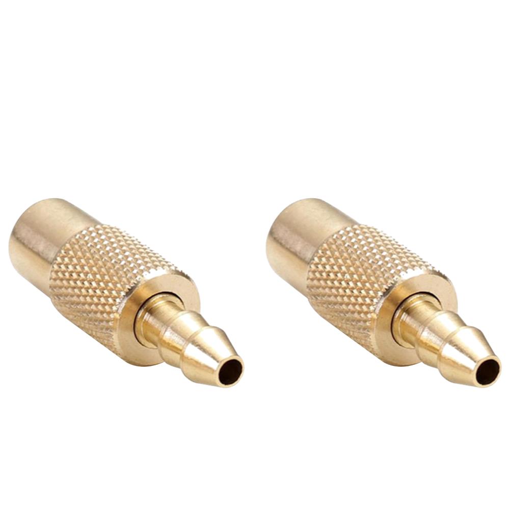 1/2Pcs Brass Inflatable Air Pump Chuck Clip for Car Truck Tire Inflator Valve Connector Clamp Joint Adapter Tail Insert Valve Stems 1