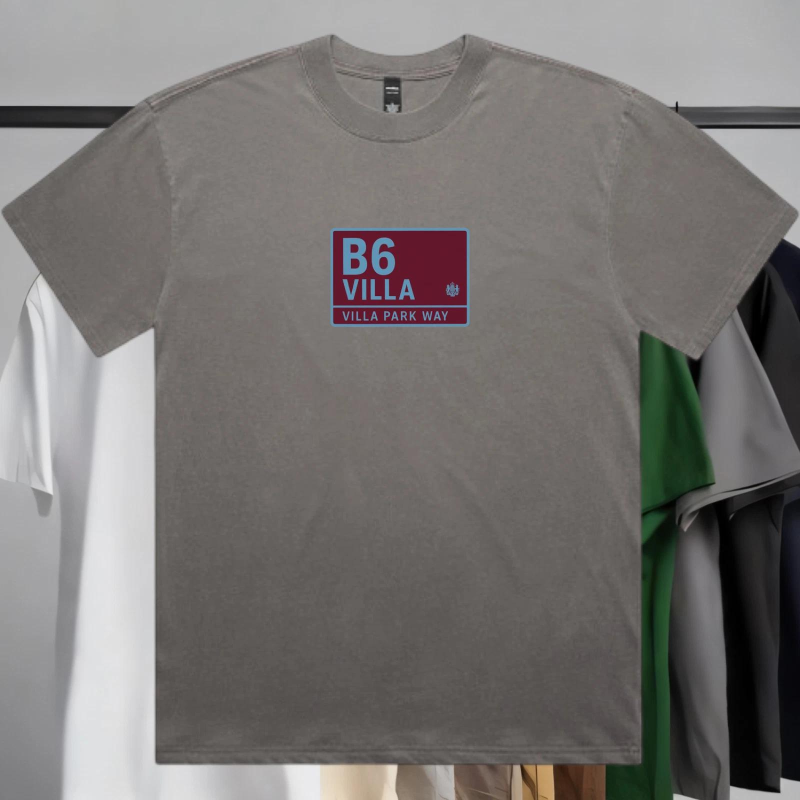 Aston Villa FC T-Shirt B6 Villa Park Way Logo Shirt L