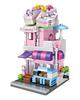 LOZ 1621 City Street Cake Shop Pekárna Dezert Architektura Model Mini bloky Cihly Stavebnice Hračka pro děti Dárek Bez krabice