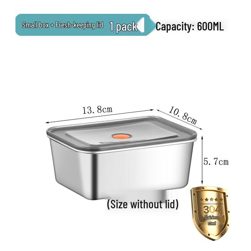 304 Stainless Steel Food Storage Container