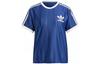Adidas Originals 3 Stripes T Shirt Women's Dark Blue IR7466