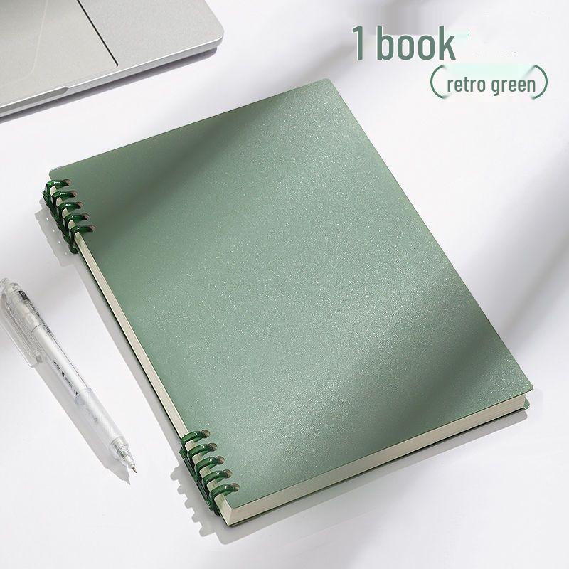 B5 Vintage High-Value A5 Notebook: Hand-Friendly, Extra Thick, Detachable - Ideal for Students and Postgraduates