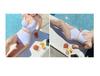 2023 Women's Solid Color Push-Up Bikini Set: Hard Cup Top & High Waist Bottoms