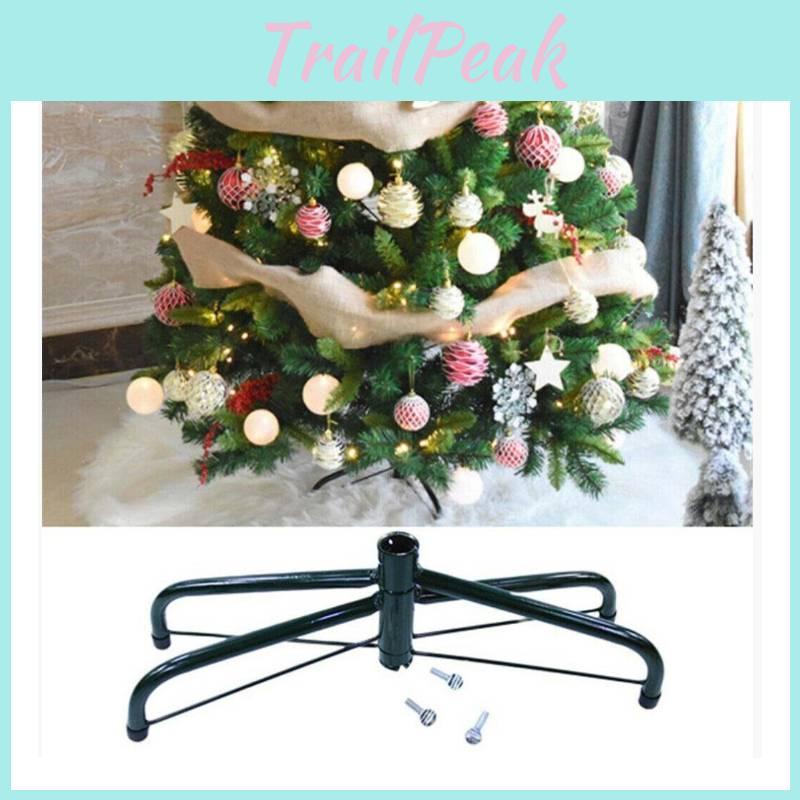 Tiefgrüner Weihnachtsbaumständer Metallrahmen Für Feiertagsdeko Mit 35cm Durchmesser