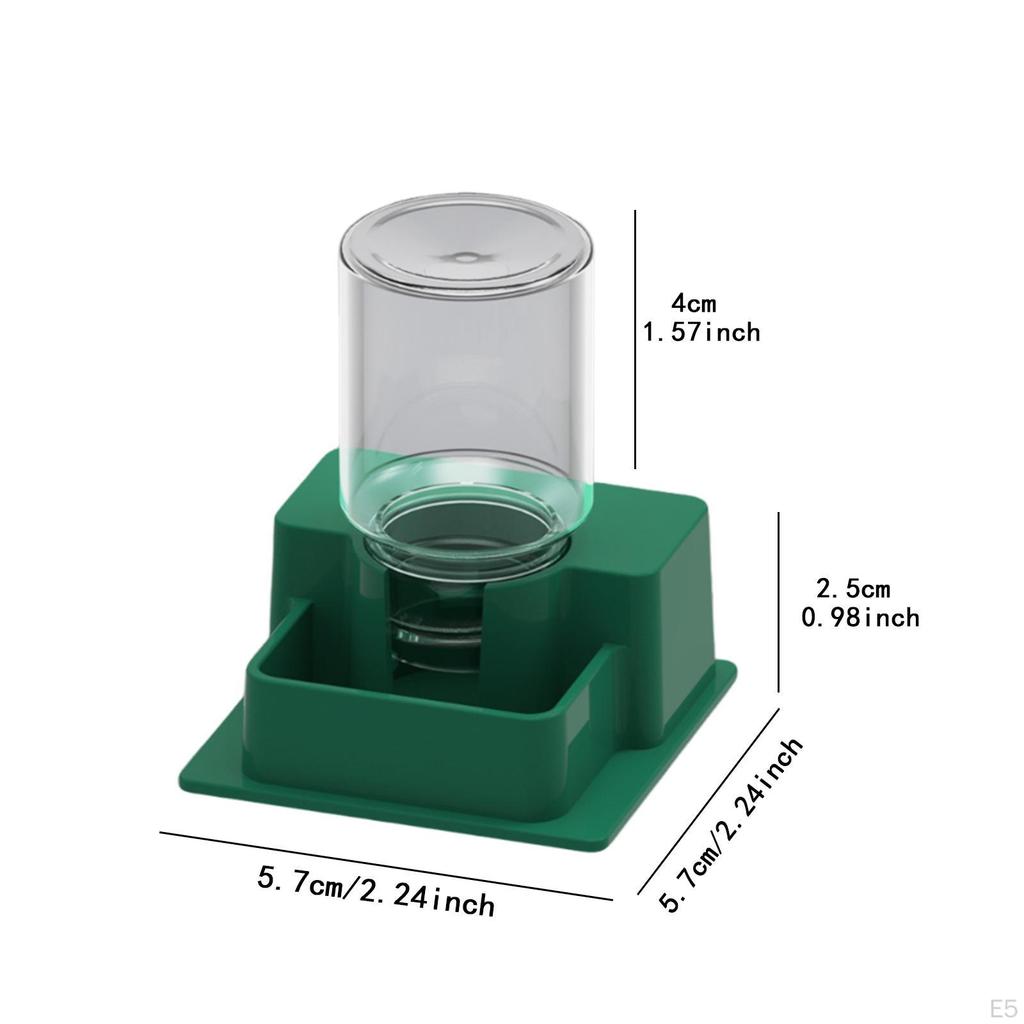 30 Ml Automatic Water Dispenser, Space-saving, for Reptiles, Turtles, Frogs, Geckos, Lizards