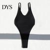 Monokini Swimsuit Women Sexy V-Neck Sleeveless One-piece Backless Design Figure-Enhancing Fit Bikini for